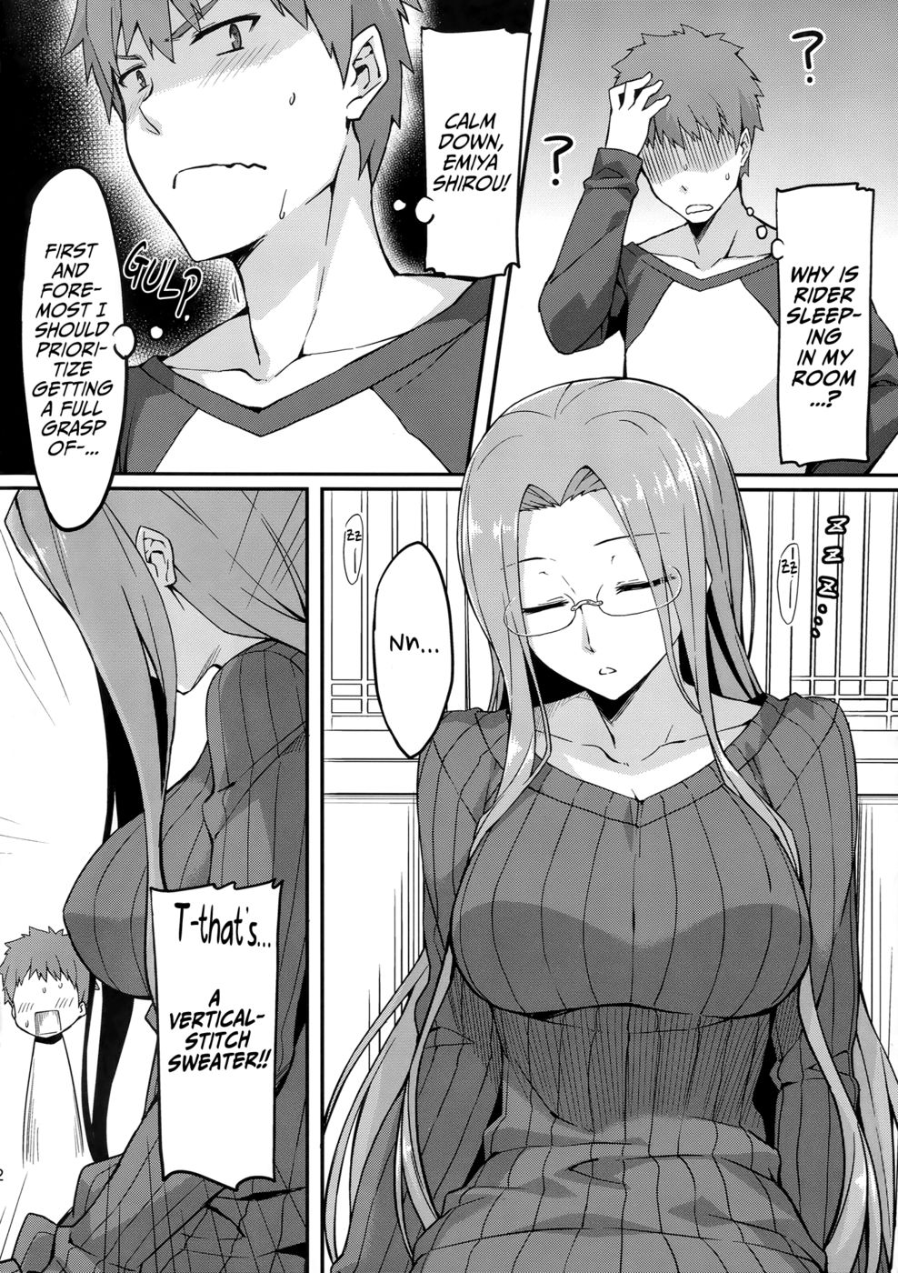 Hentai Manga Comic-Rider-san to Tate Sweater-Read-3